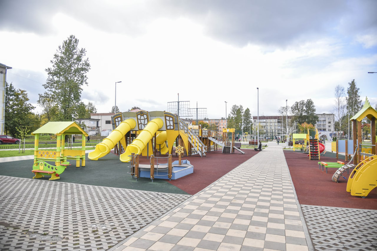 Парк имени Юрия Гагарина в Волхове благоустроят до конца сентября
